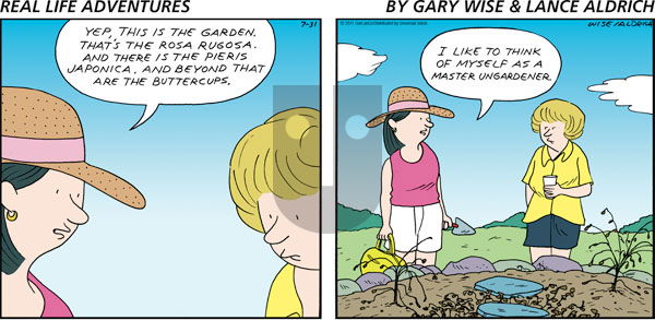 Real Life Adventures - Sunday July 31, 2011 Comic Strip