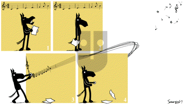 Dark Side of the Horse - Sunday April 13, 2014 Comic Strip