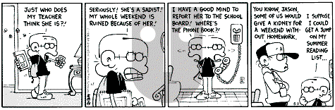 FoxTrot on Friday May 3, 1996 Comic Strip