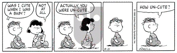 Peanuts on Friday August 21, 1998 Comic Strip