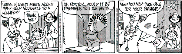Rose is Rose on Wednesday January 9, 2008 Comic Strip