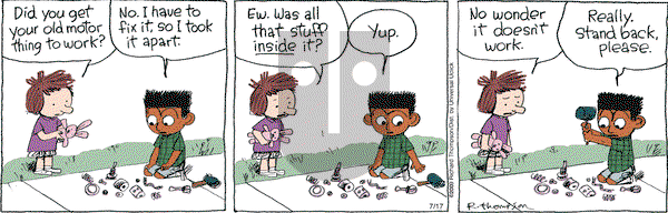 Cul de Sac on Wednesday July 17, 2019 Comic Strip
