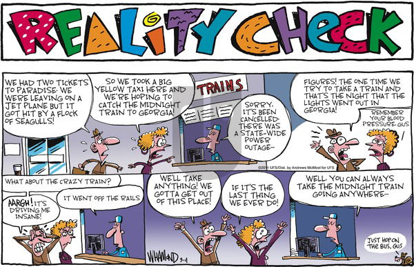Reality Check on Sunday March 4, 2018 Comic Strip