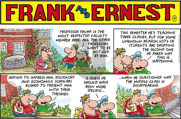 Frank and Ernest on Sunday January 6, 2019 Comic Strip
