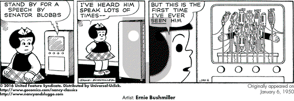Nancy Classics on Friday January 6, 2017 Comic Strip