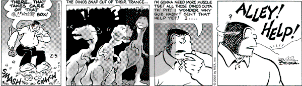 Alley Oop on Saturday February 5, 2005 Comic Strip