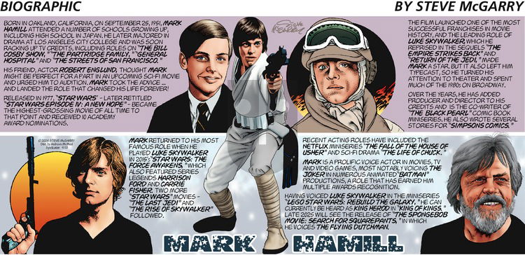 Biographic on Sunday April 13, 2025 Comic Strip