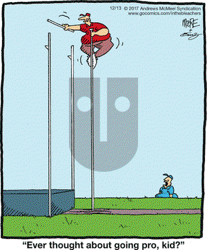 In the Bleachers on Wednesday December 13, 2017 Comic Strip