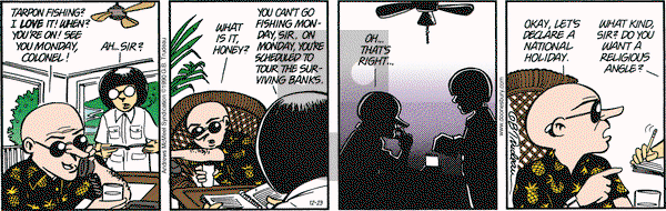 Doonesbury on Saturday December 23, 2017 Comic Strip
