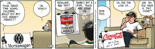Get Fuzzy on Wednesday September 2, 2009 Comic Strip