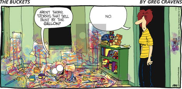 The Buckets on Sunday October 6, 2013 Comic Strip