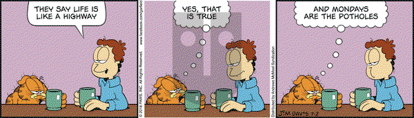 Garfield on Monday July 2, 2018 Comic Strip
