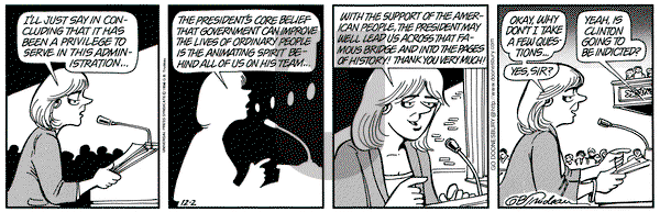 Doonesbury on Monday December 2, 1996 Comic Strip