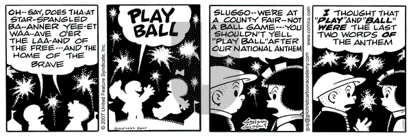 Nancy on Wednesday July 4, 2007 Comic Strip