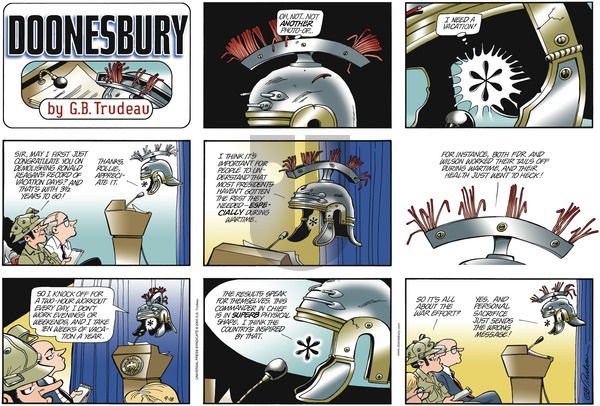 Doonesbury on Sunday September 18, 2005 Comic Strip