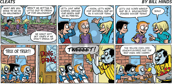 Cleats - Sunday October 29, 2006 Comic Strip