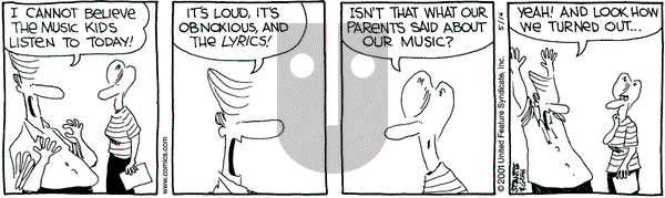 The Buckets - Wednesday May 16, 2001 Comic Strip