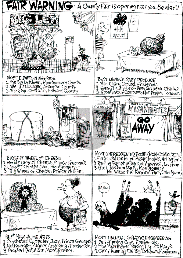 Richard's Poor Almanac on Saturday August 6, 2011 Comic Strip