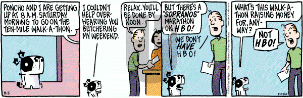 Pooch Cafe on Tuesday August 5, 2003 Comic Strip