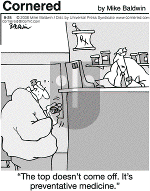 Cornered on Wednesday September 24, 2008 Comic Strip