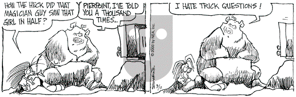 The Grizzwells on Saturday March 11, 2000 Comic Strip