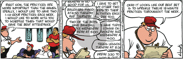 Cleats on Wednesday September 22, 2004 Comic Strip