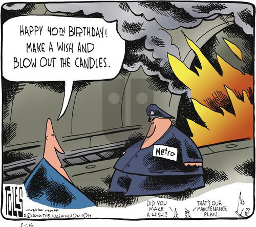 Tom Toles on Sunday May 1, 2016 Comic Strip