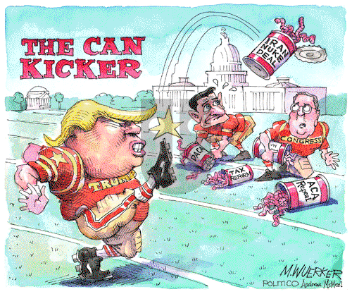 Matt Wuerker on Saturday October 14, 2017 Comic Strip
