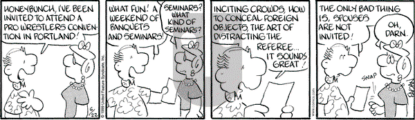 Drabble on Wednesday July 14, 1999 Comic Strip