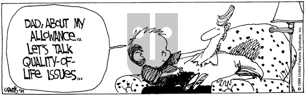 The Buckets on Tuesday February 9, 1999 Comic Strip