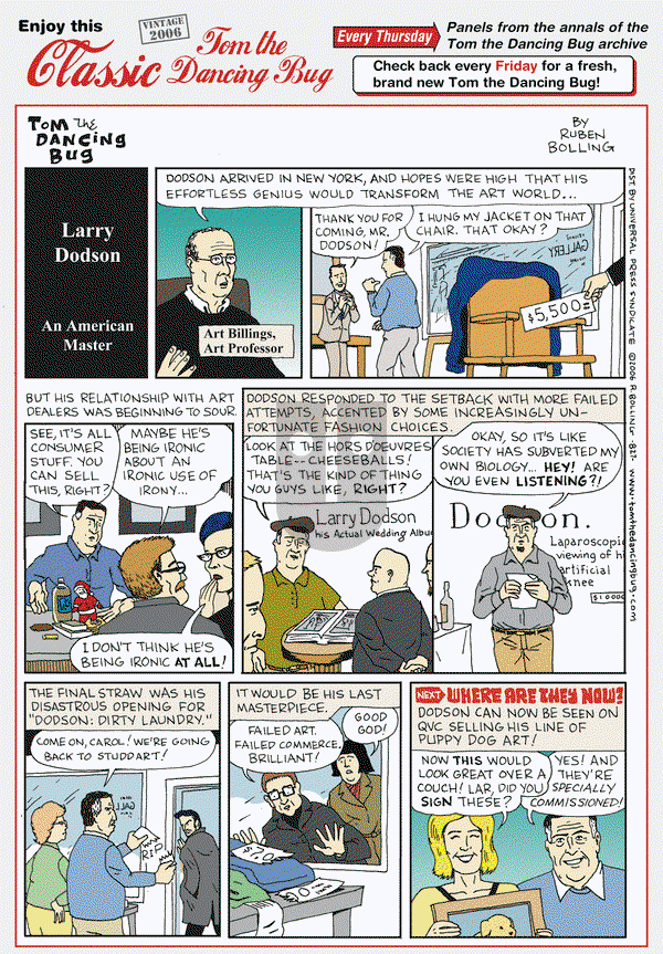 Tom the Dancing Bug on Thursday August 2, 2018 Comic Strip