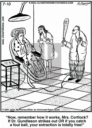 Close to Home on Tuesday July 10, 2001 Comic Strip