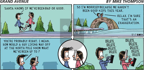 Grand Avenue on Sunday December 2, 2018 Comic Strip