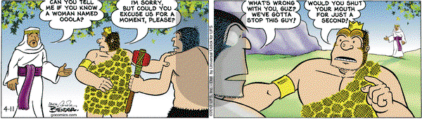 Alley Oop - Wednesday April 11, 2012 Comic Strip