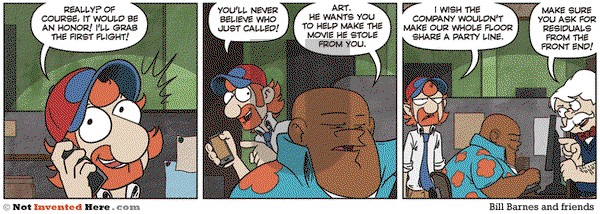 Not Invented Here on Wednesday August 11, 2021 Comic Strip
