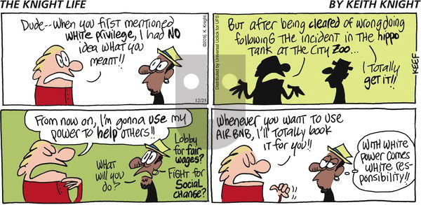 The Knight Life on Sunday December 25, 2016 Comic Strip