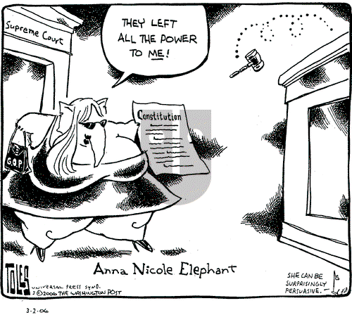 Tom Toles on Thursday March 2, 2006 Comic Strip
