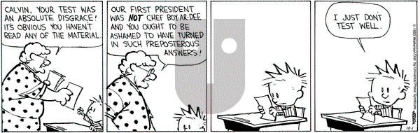 Calvin and Hobbes on Friday October 1, 1993 Comic Strip