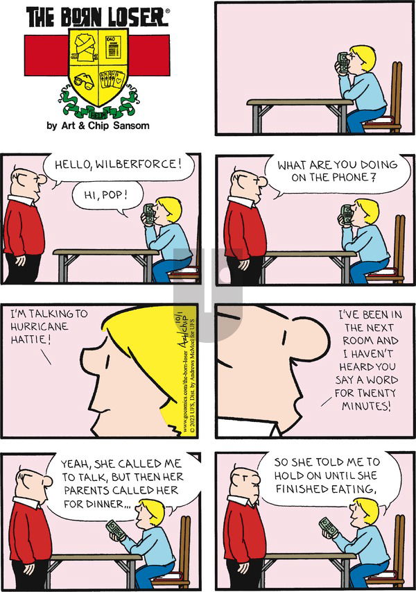 The Born Loser on Sunday October 1, 2023 Comic Strip