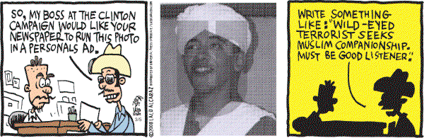 La Cucaracha on Wednesday March 5, 2008 Comic Strip