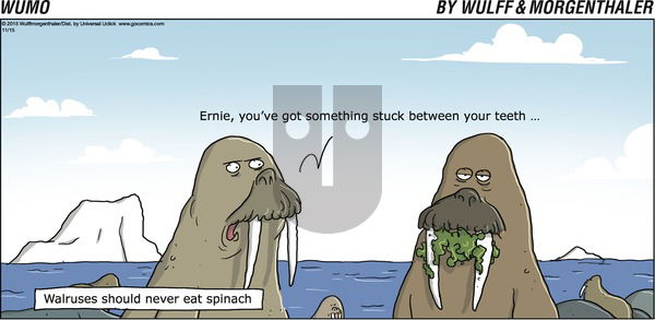 WuMo on Sunday November 15, 2015 Comic Strip