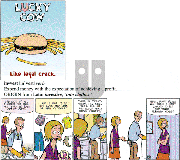 Lucky Cow on Sunday October 1, 2006 Comic Strip