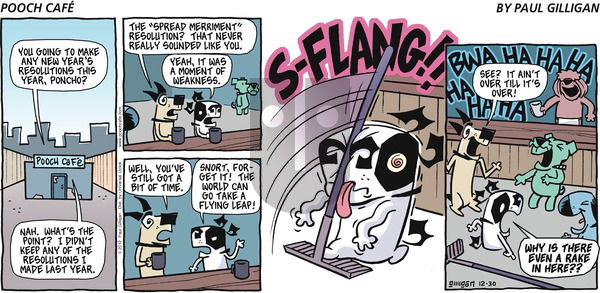 Pooch Cafe on Sunday December 30, 2012 Comic Strip