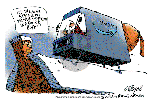 Henry Payne on Monday December 23, 2024 Comic Strip