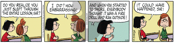 Peanuts on Tuesday May 20, 2025 Comic Strip