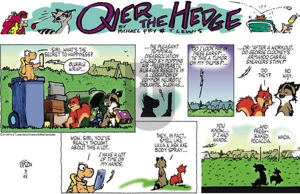 Over the Hedge on Sunday March 25, 2018 Comic Strip