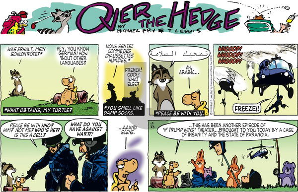 Over the Hedge - Sunday October 23, 2016 Comic Strip