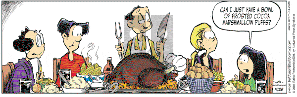 Baldo - Thursday November 25, 2004 Comic Strip