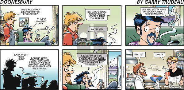 Doonesbury on Sunday July 12, 2015 Comic Strip
