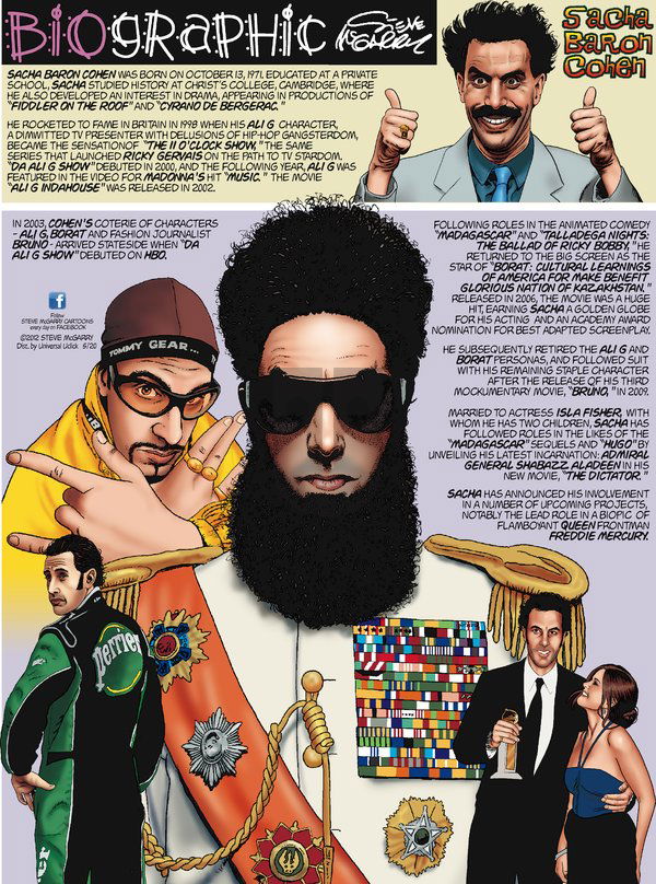 Biographic on Sunday May 20, 2012 Comic Strip